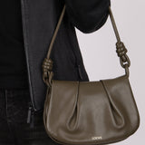 Loewe Olive Calfskin Paseo Flap - FashioNica