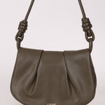 Loewe Olive Calfskin Paseo Flap - FashioNica
