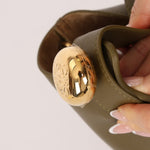 Loewe Olive Pebble Mini Bucket Bag - FashioNica