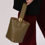 Loewe Olive Pebble Mini Bucket Bag - FashioNica