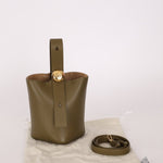 Loewe Olive Pebble Mini Bucket Bag - FashioNica