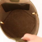 Loewe Olive Pebble Mini Bucket Bag - FashioNica