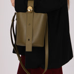 Loewe Olive Pebble Mini Bucket Bag - FashioNica