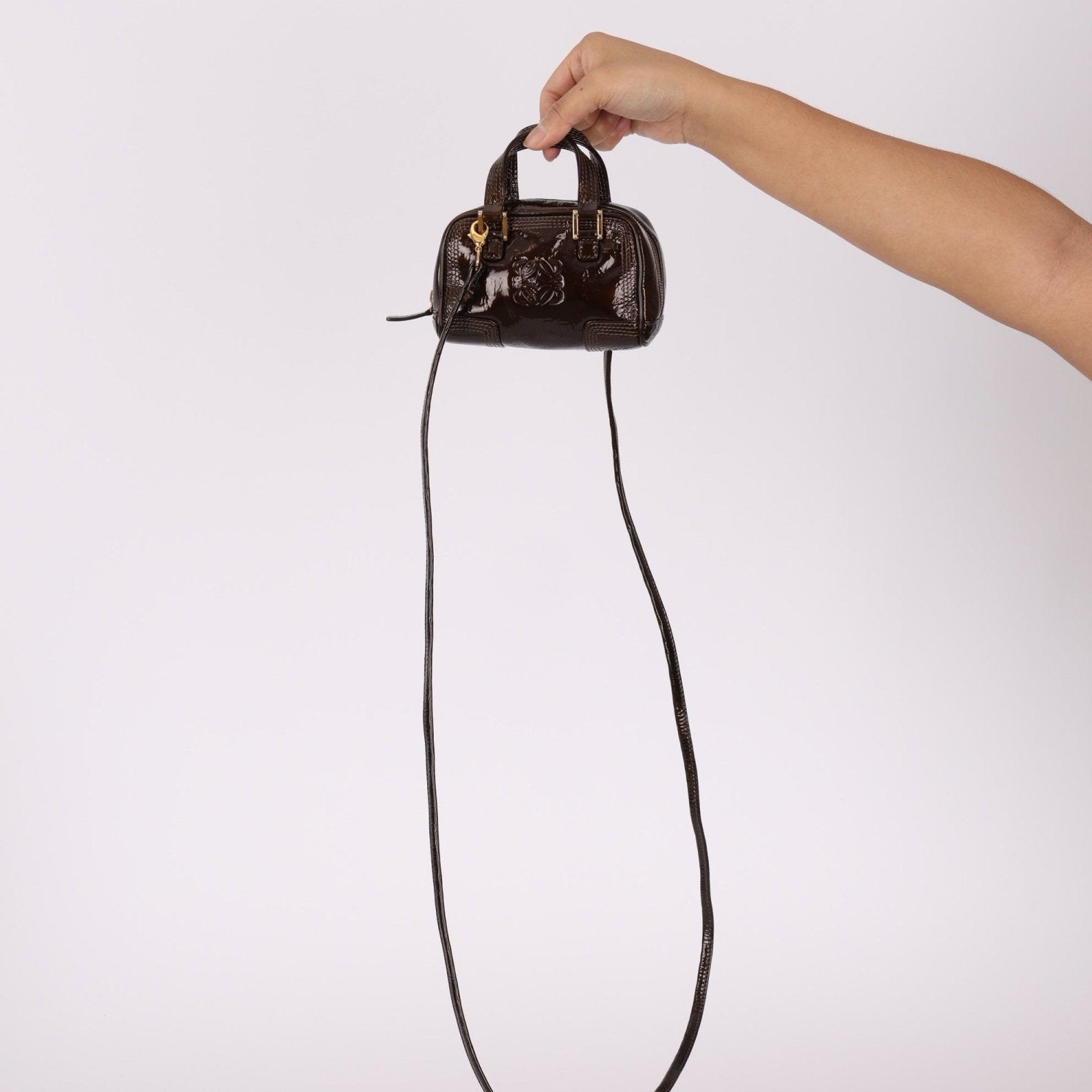 Loewe Patent Anagram Micro Amazona - FashioNica