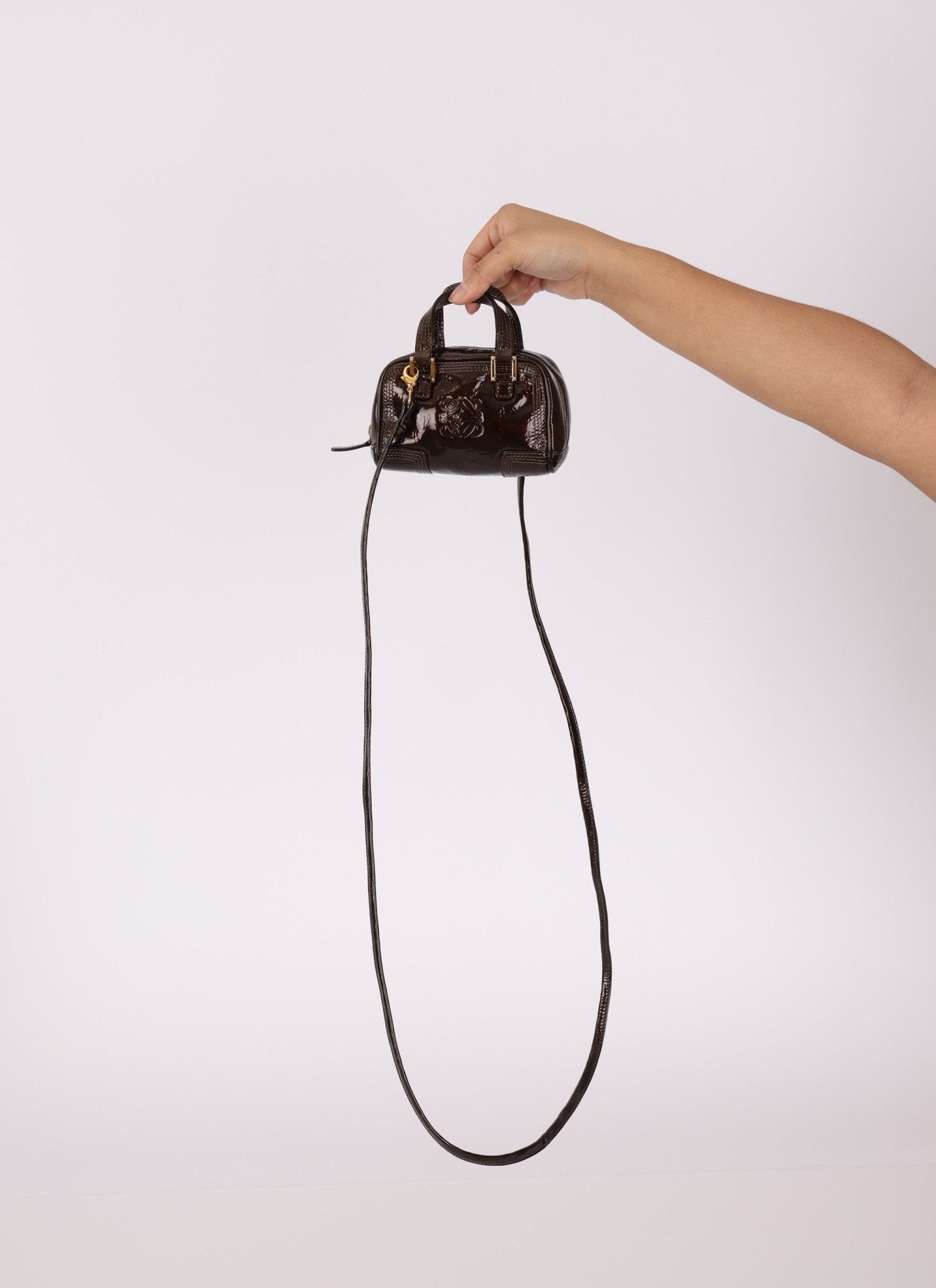 Loewe Patent Anagram Micro Amazona - FashioNica