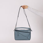 Loewe Periwinkle Blue Medium Puzzle - FashioNica