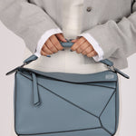 Loewe Periwinkle Blue Medium Puzzle - FashioNica