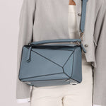 Loewe Periwinkle Blue Medium Puzzle - FashioNica