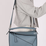 Loewe Periwinkle Blue Medium Puzzle - FashioNica