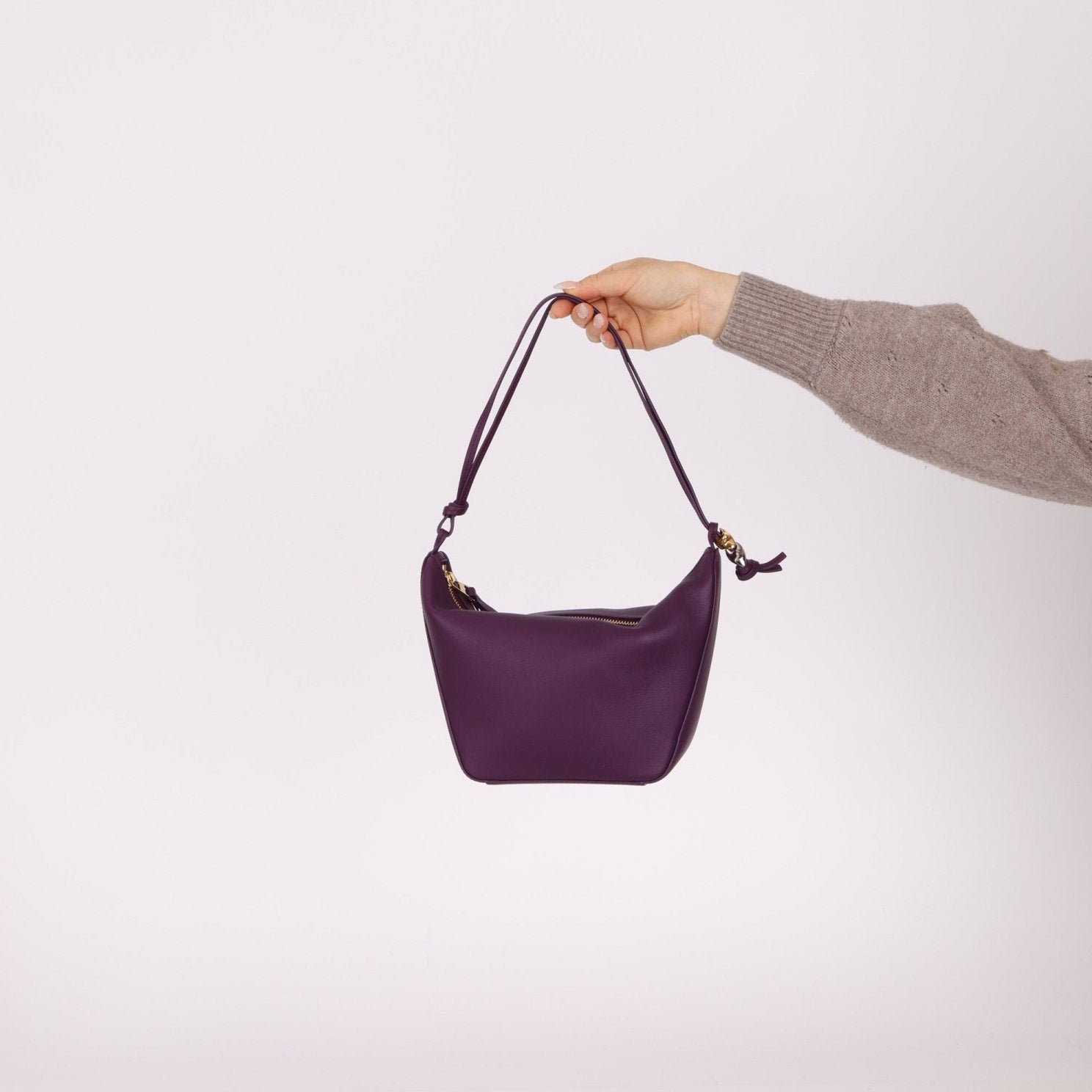 Loewe Plum Mini Hammock with Loewe Star Charms - FashioNica