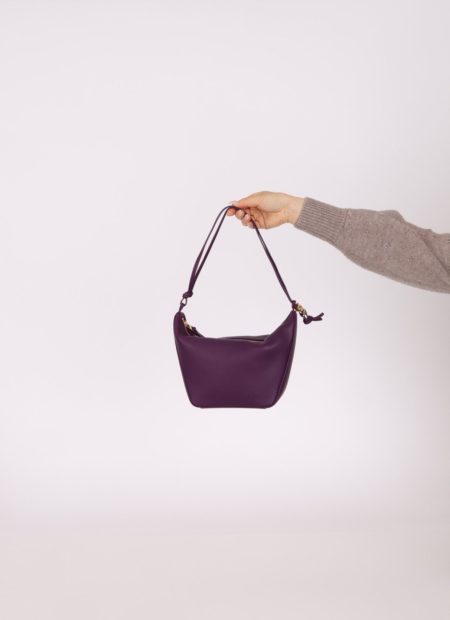 Loewe Plum Mini Hammock with Loewe Star Charms - FashioNica