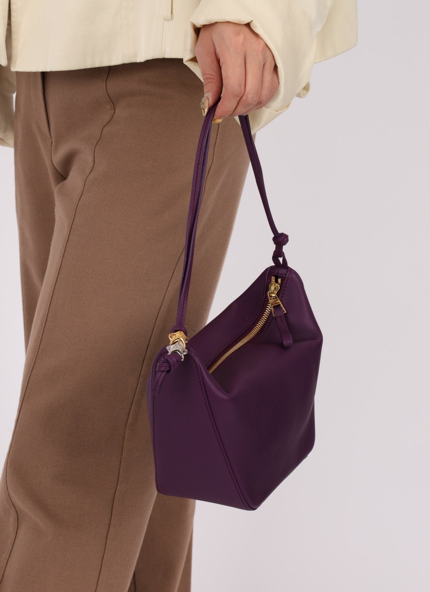 Loewe Plum Mini Hammock with Loewe Star Charms - FashioNica