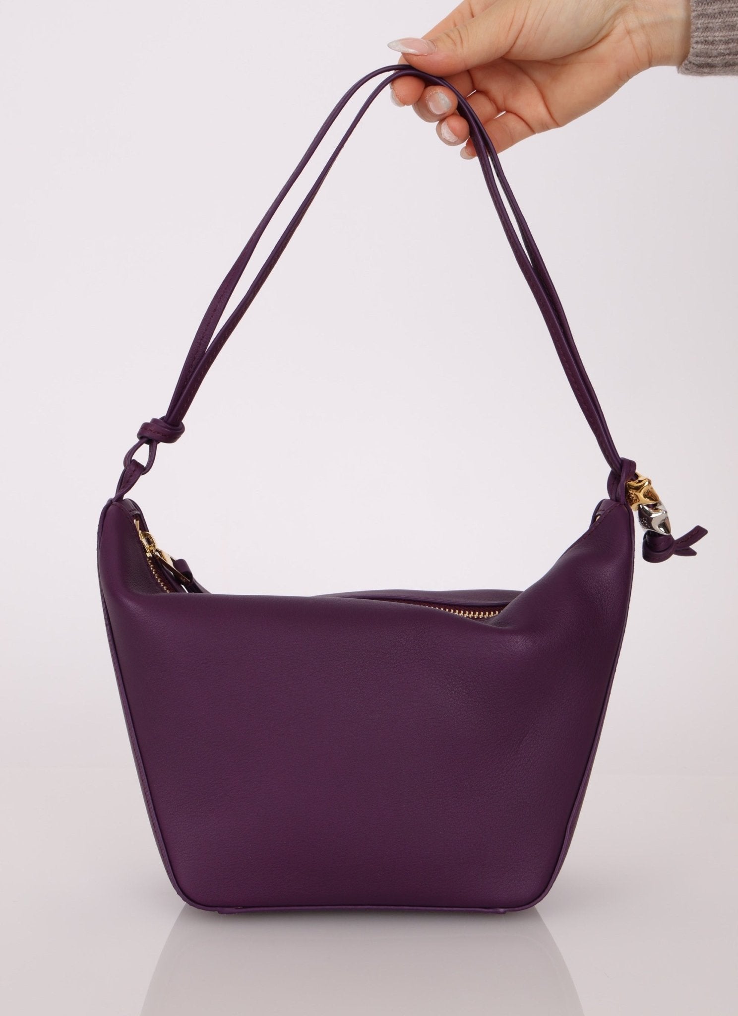 Loewe Plum Mini Hammock with Loewe Star Charms - FashioNica