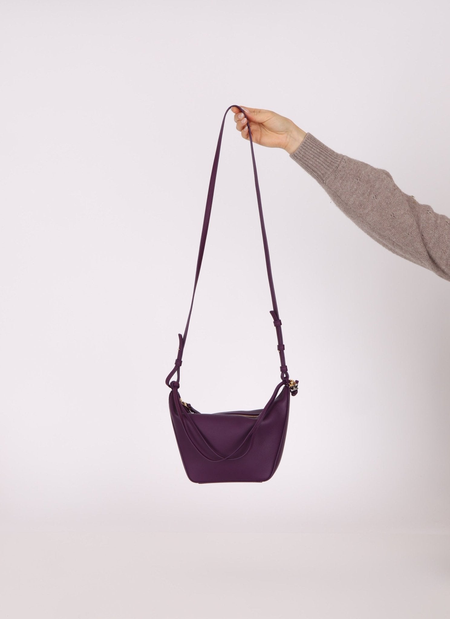 Loewe Plum Mini Hammock with Loewe Star Charms - FashioNica