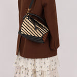 Loewe Raffia Woven and Calfskin Small Puzzle Edge - FashioNica