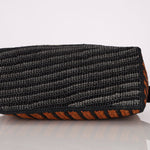 Loewe Raffia Woven and Calfskin Small Puzzle Edge - FashioNica