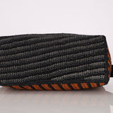 Loewe Raffia Woven and Calfskin Small Puzzle Edge - FashioNica