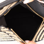 Loewe Raffia Woven and Calfskin Small Puzzle Edge - FashioNica