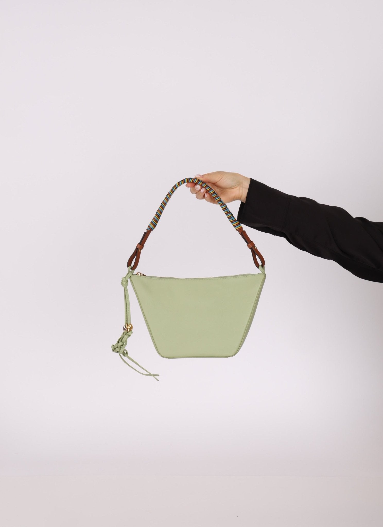 Loewe Rosemary Mini Hammock with Loewe Star Charms and Loewe Woven Strap - FashioNica