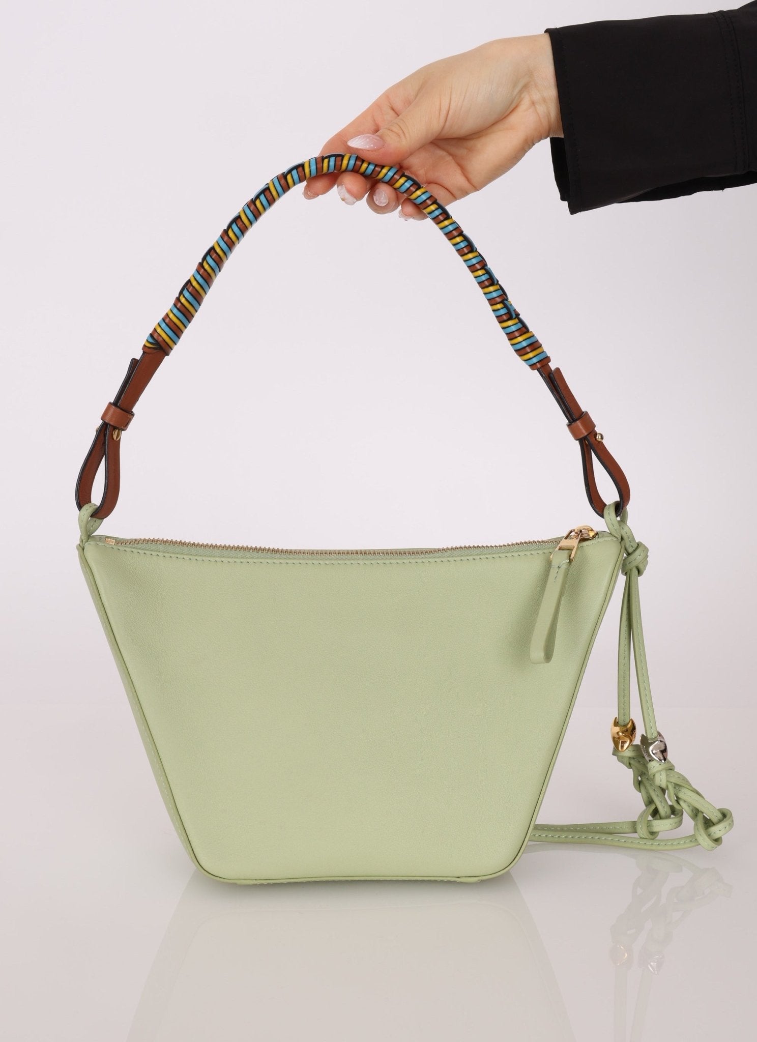 Loewe Rosemary Mini Hammock with Loewe Star Charms and Loewe Woven Strap - FashioNica