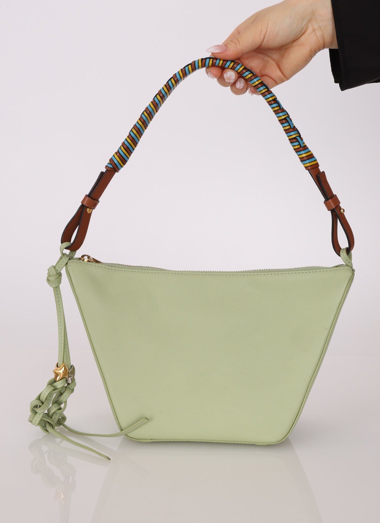 Loewe Rosemary Mini Hammock with Loewe Star Charms and Loewe Woven Strap - FashioNica