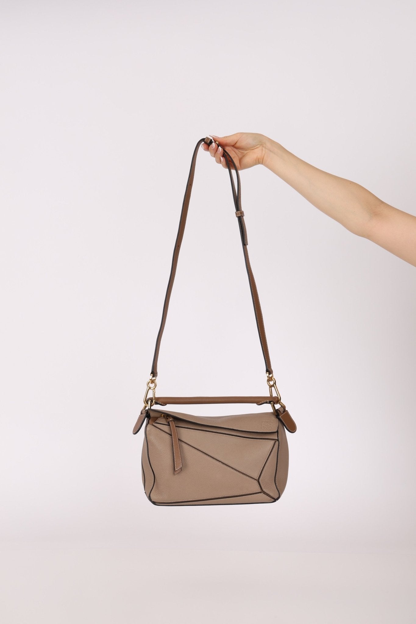 Loewe Sand Mink Small Puzzle Bag - FashioNica
