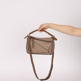 Loewe Sand Mink Small Puzzle Bag - FashioNica