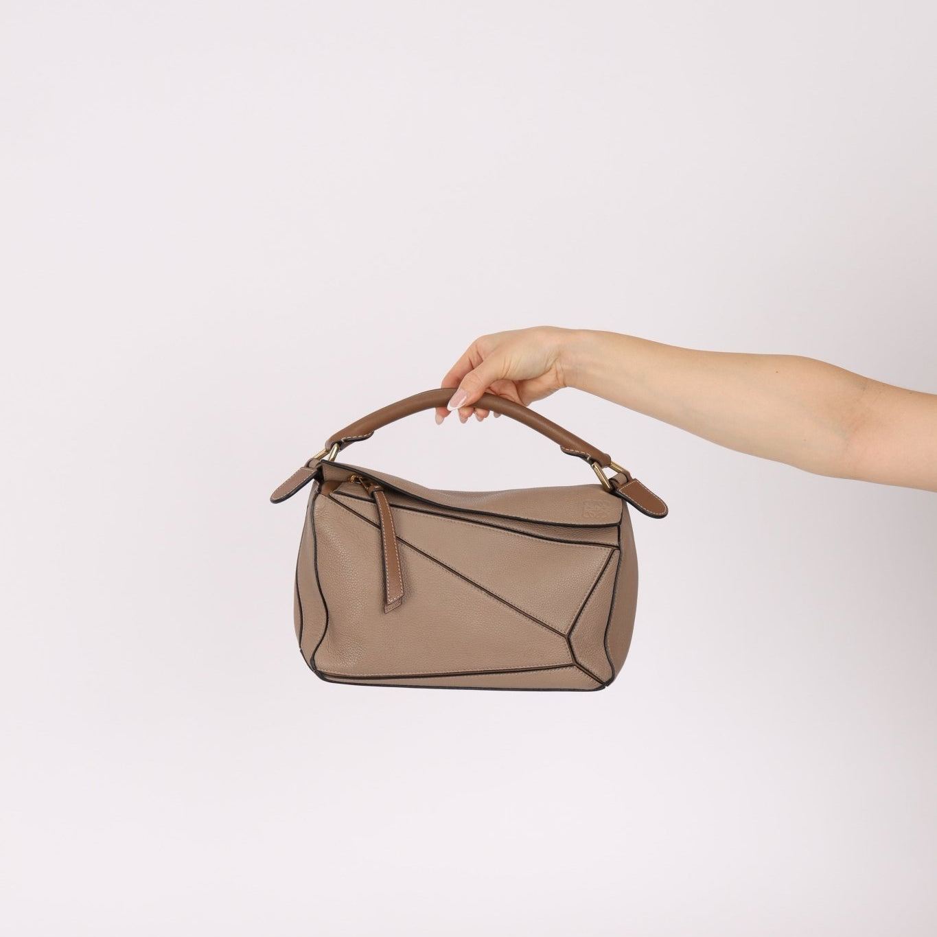 Loewe Sand Mink Small Puzzle Bag - FashioNica