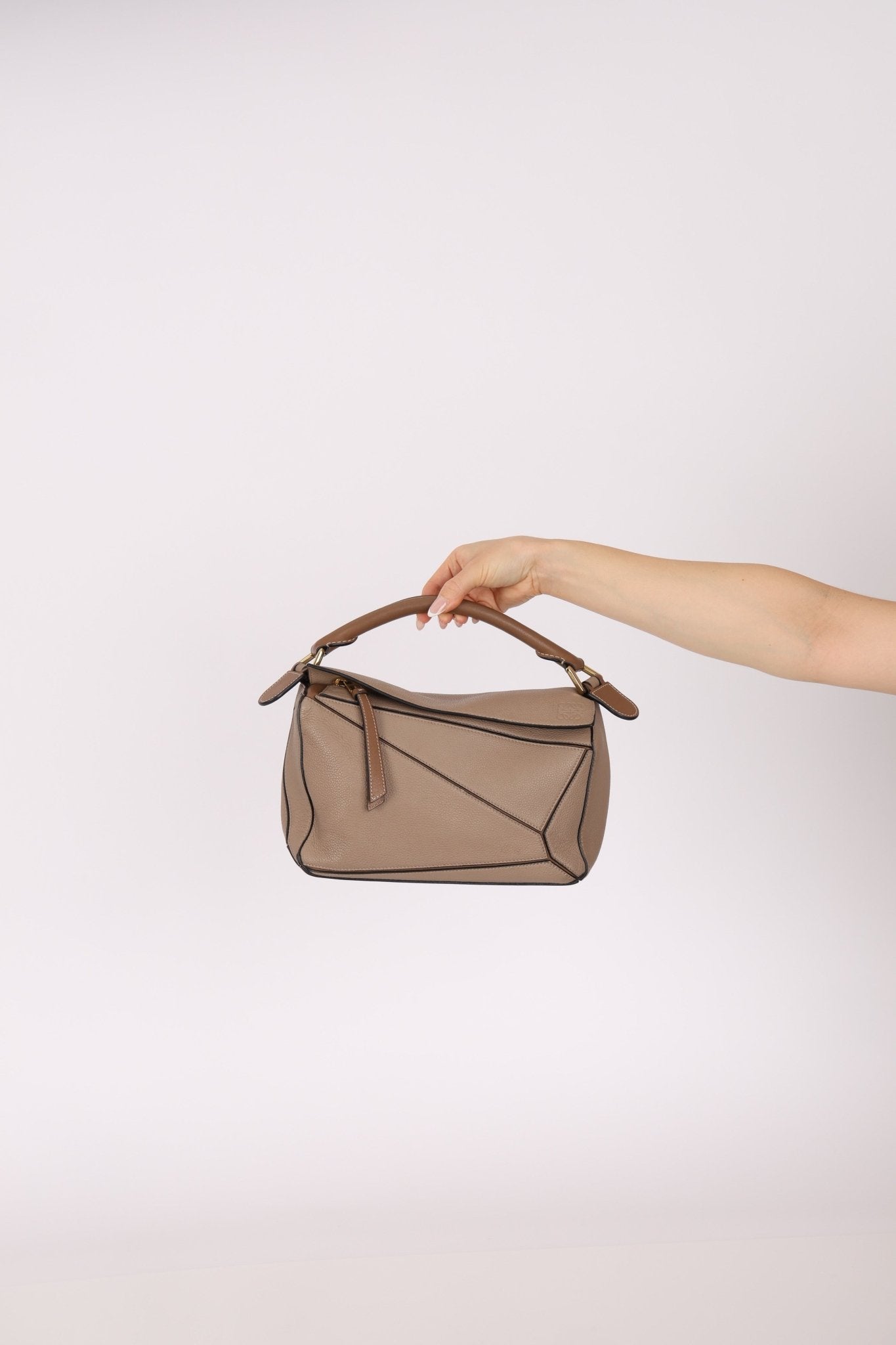 Loewe Sand Mink Small Puzzle Bag - FashioNica