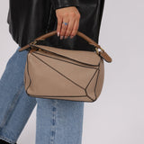 Loewe Sand Mink Small Puzzle Bag - FashioNica