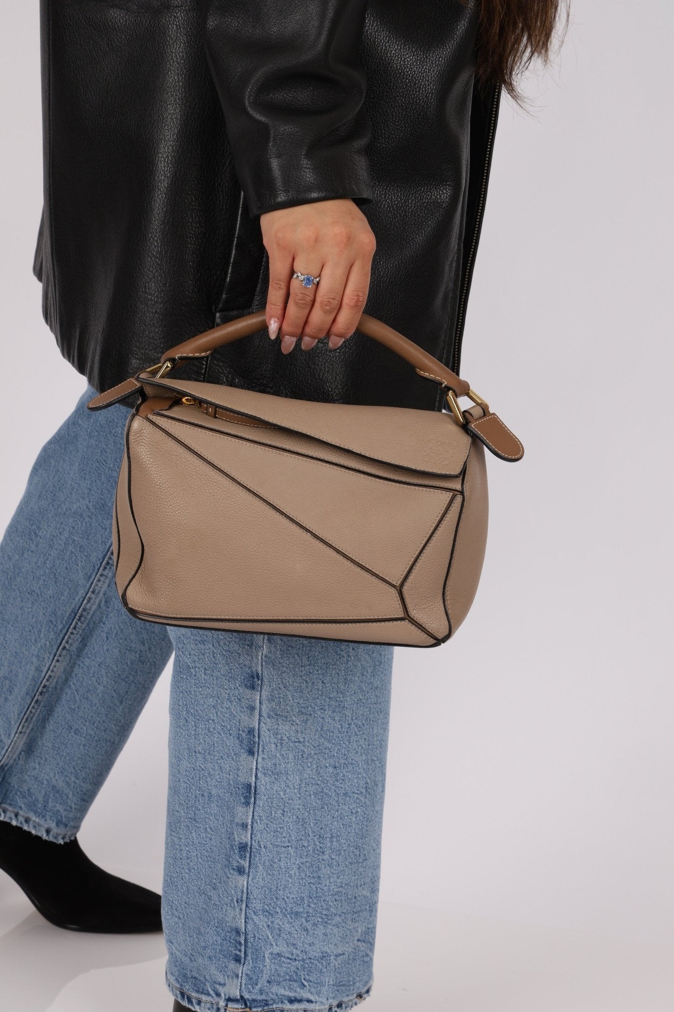 Loewe Sand Mink Small Puzzle Bag - FashioNica