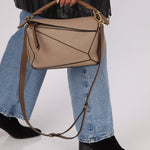 Loewe Sand Mink Small Puzzle Bag - FashioNica