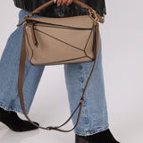 Loewe Sand Mink Small Puzzle Bag - FashioNica