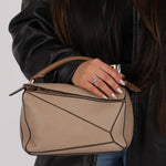 Loewe Sand Mink Small Puzzle Bag - FashioNica