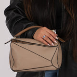 Loewe Sand Mink Small Puzzle Bag - FashioNica