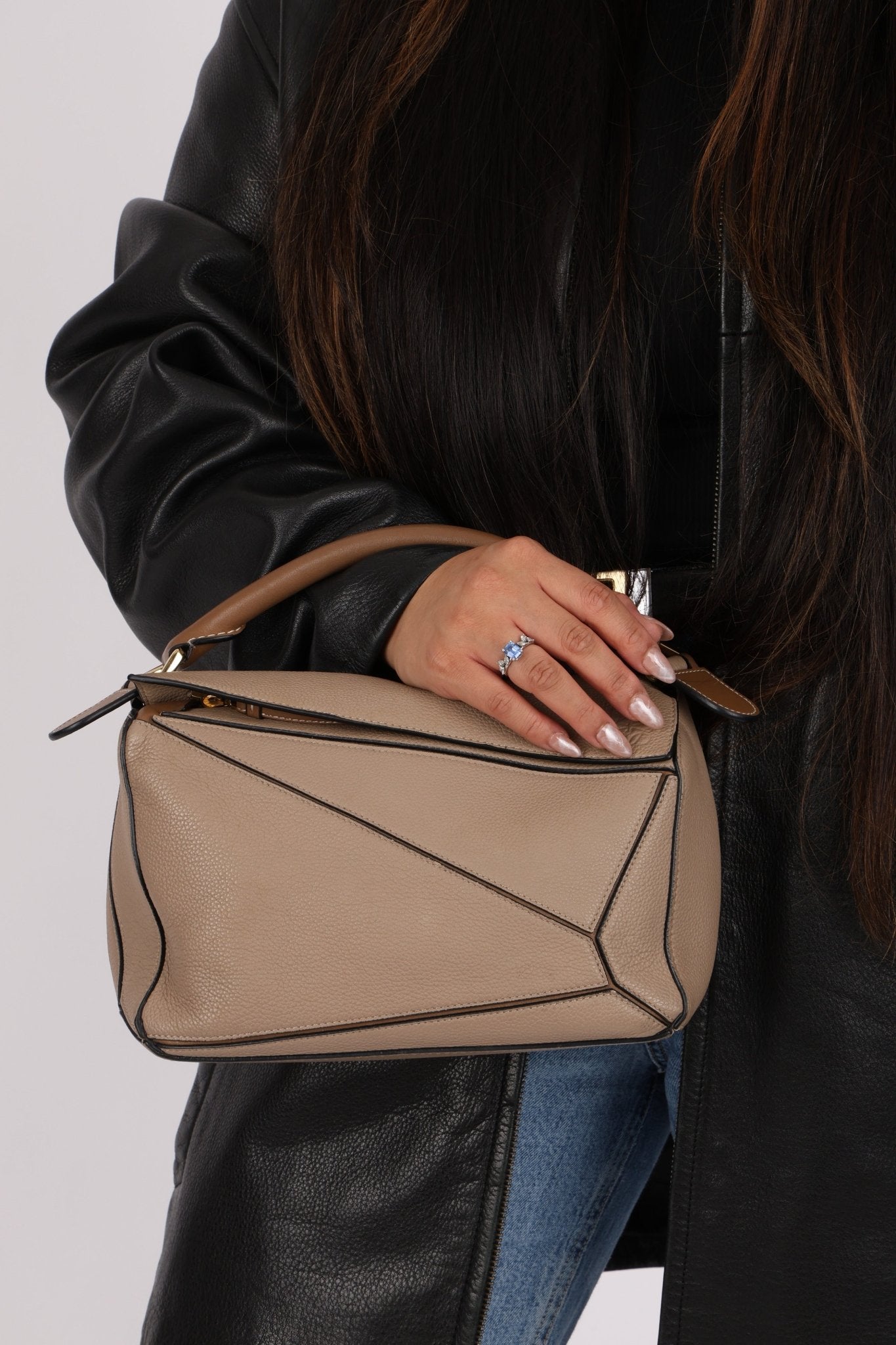 Loewe Sand Mink Small Puzzle Bag - FashioNica