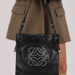 Loewe Studded Anagram Leather Tote - FashioNica