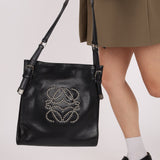 Loewe Studded Anagram Leather Tote - FashioNica