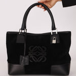 Loewe Suede Amazona Mini Tote - FashioNica