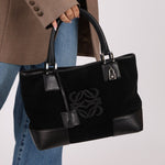 Loewe Suede Amazona Mini Tote - FashioNica