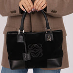 Loewe Suede Amazona Mini Tote - FashioNica