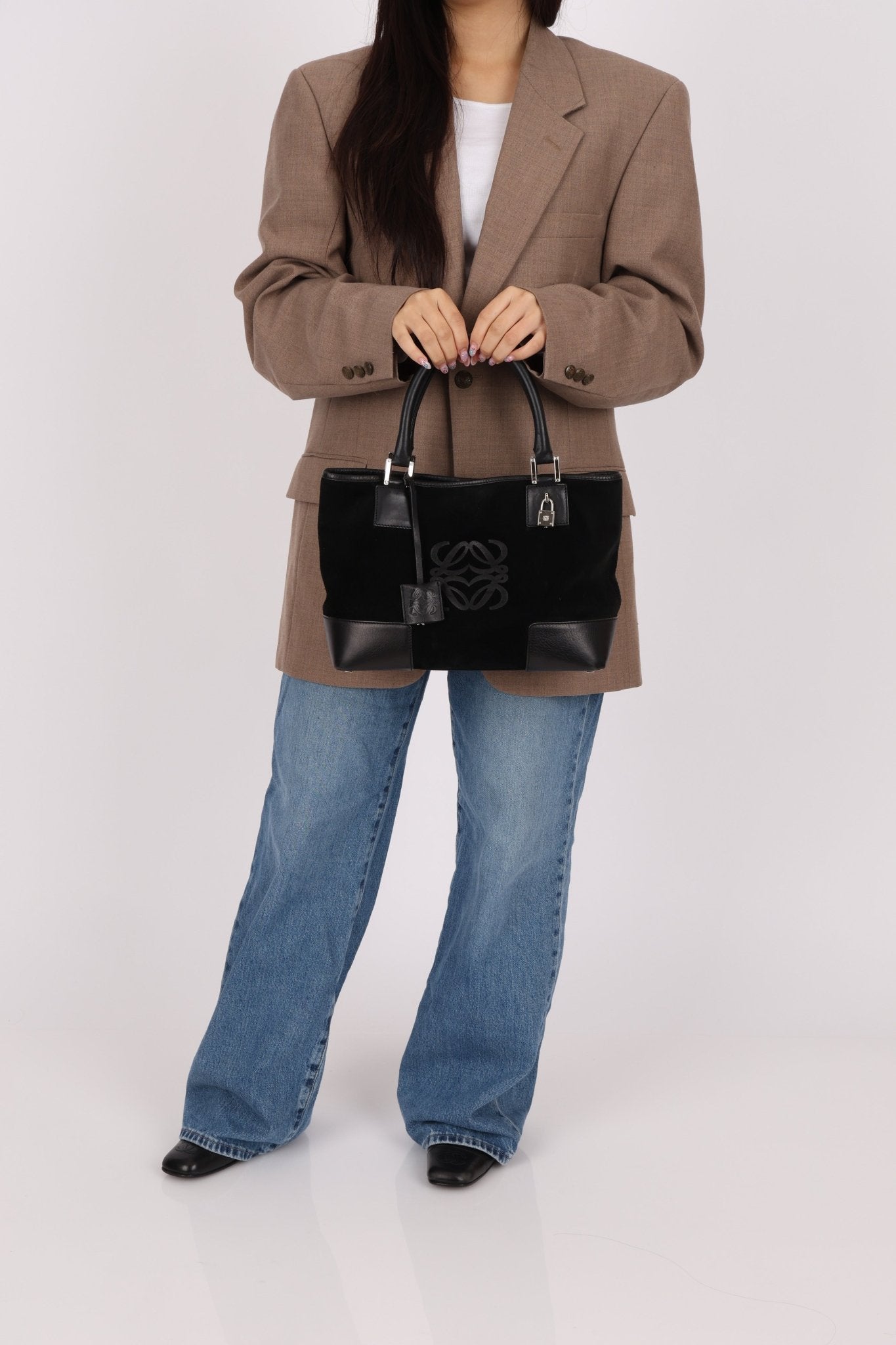 Loewe Suede Amazona Mini Tote - FashioNica