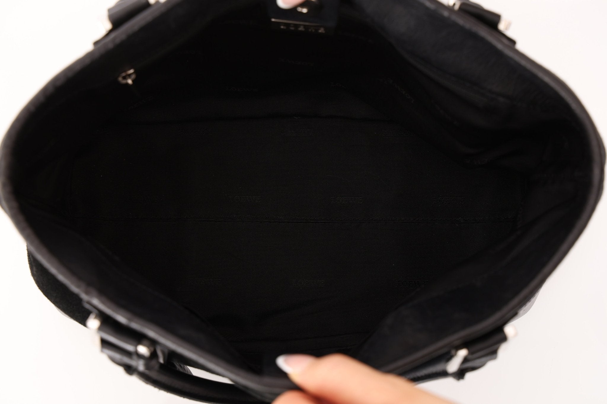 Loewe Suede Amazona Mini Tote - FashioNica