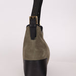 Loewe Suede Anagram Shoulder Bag - FashioNica