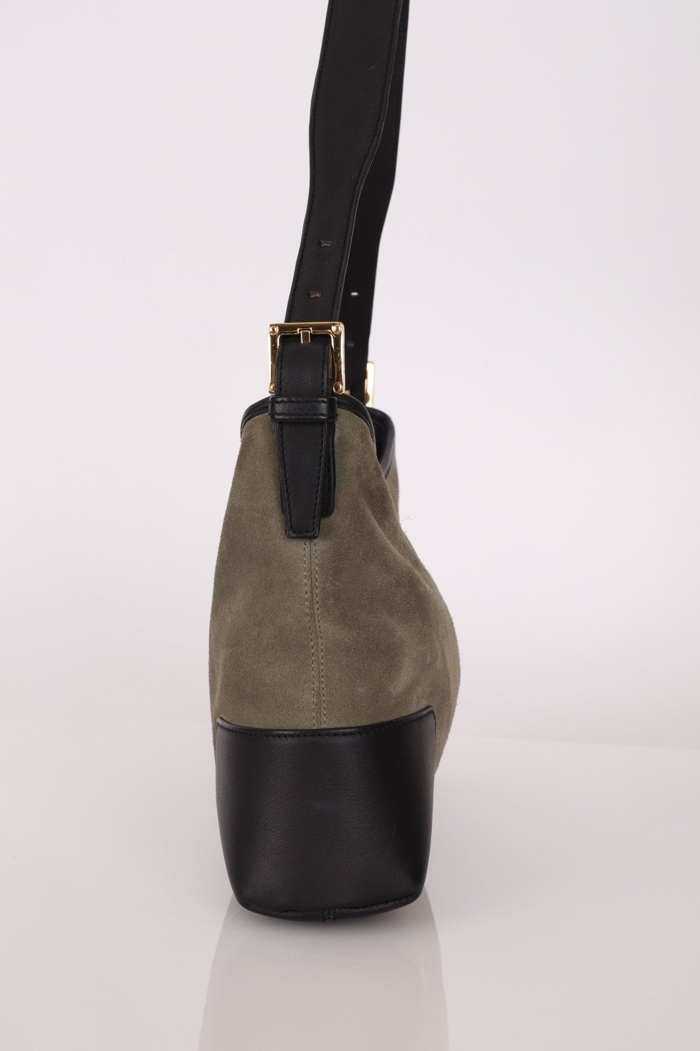 Loewe Suede Anagram Shoulder Bag - FashioNica