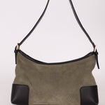 Loewe Suede Anagram Shoulder Bag - FashioNica