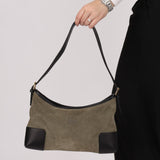 Loewe Suede Anagram Shoulder Bag - FashioNica