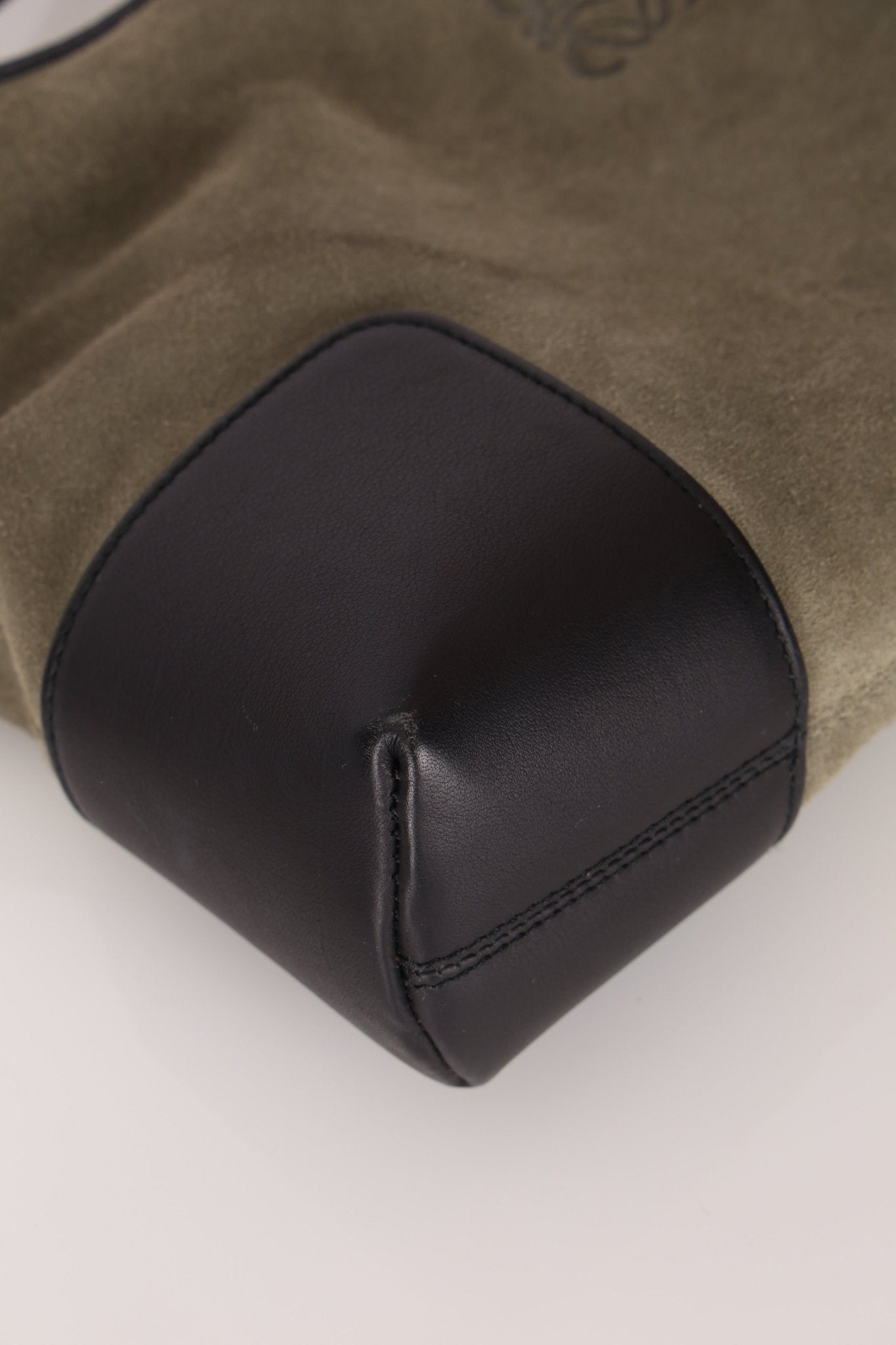 Loewe Suede Anagram Shoulder Bag - FashioNica