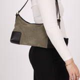 Loewe Suede Anagram Shoulder Bag - FashioNica