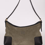 Loewe Suede Anagram Shoulder Bag - FashioNica